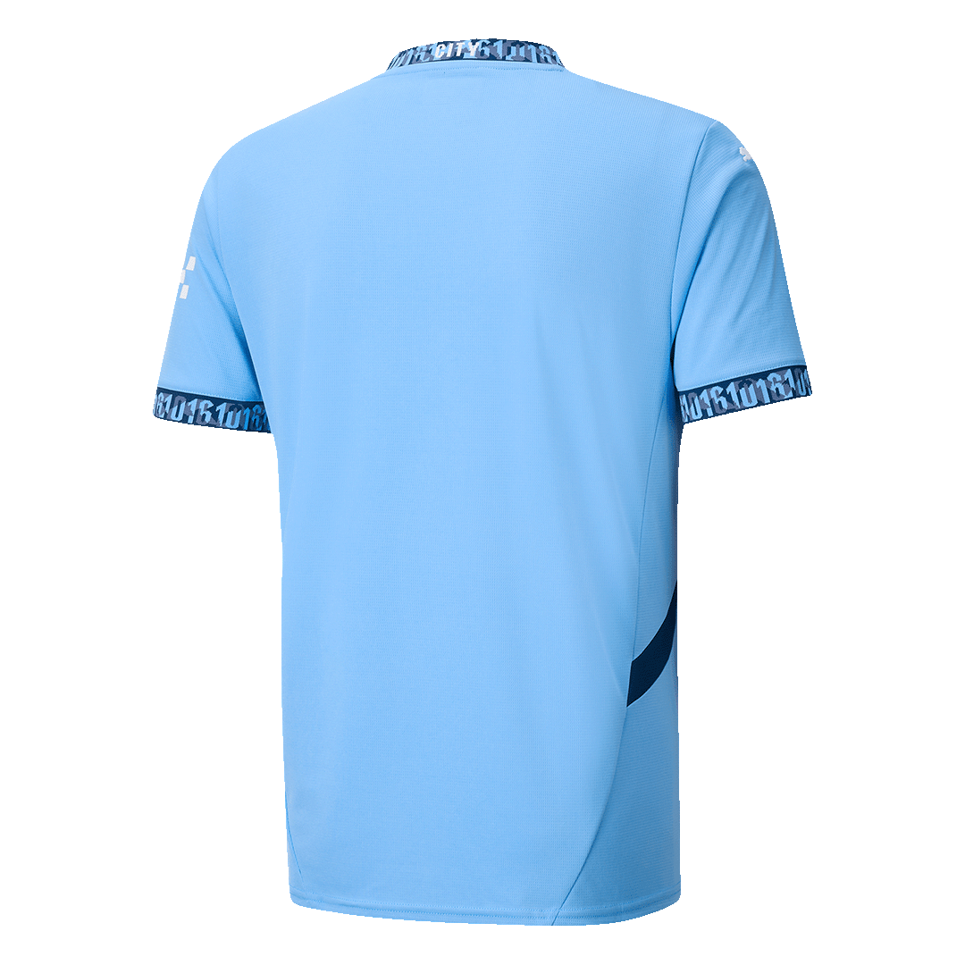 Manchester City Soccer Jersey Home Custom Shirt - Image 2