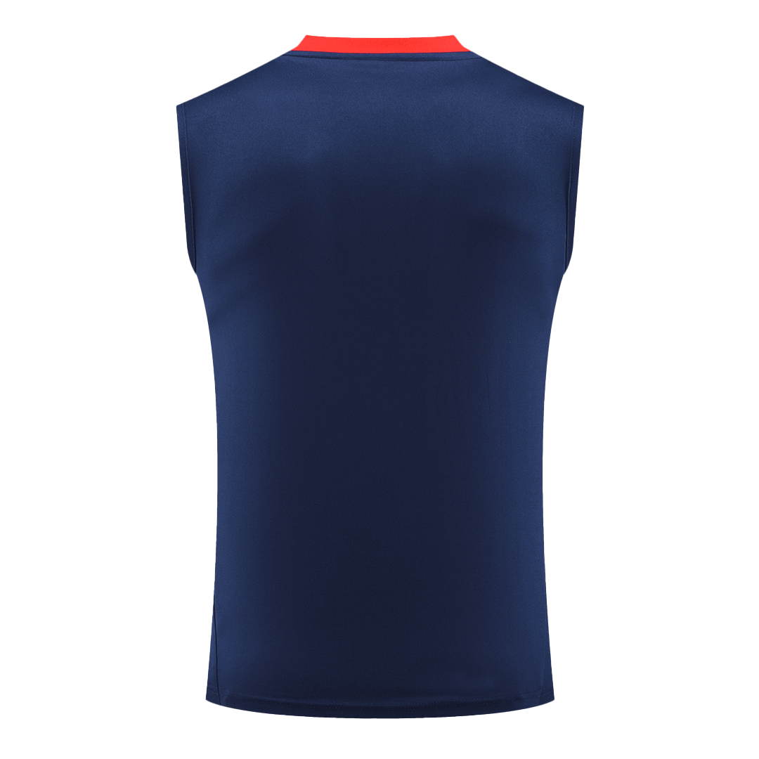 Manchester United Pre-Match Training Vest Navy - Image 3