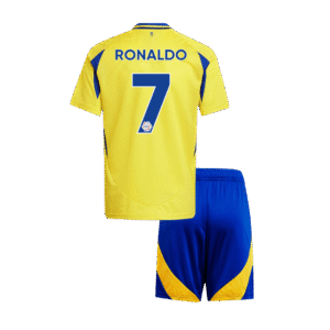 Kids Al Nassr RONALDO #7 Home Soccer Kits