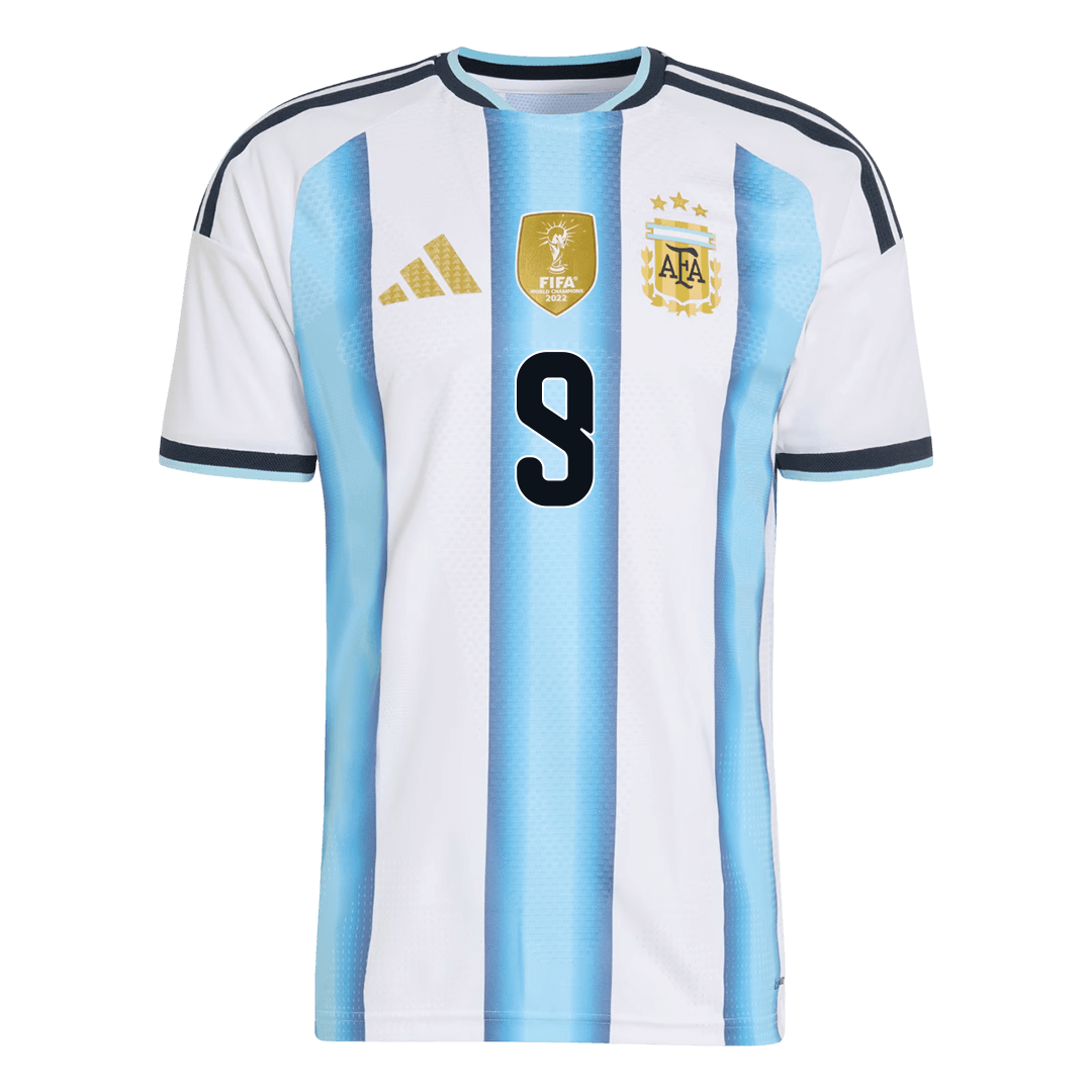 Argentina J.ÁLVAREZ #9 Home Player Version Soccer Jersey World Cup 2026 - Image 2