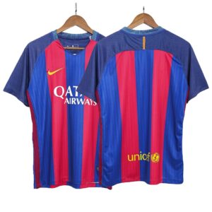 Barcelona Jersey Custom Home Soccer Retro Jersey 2016/17