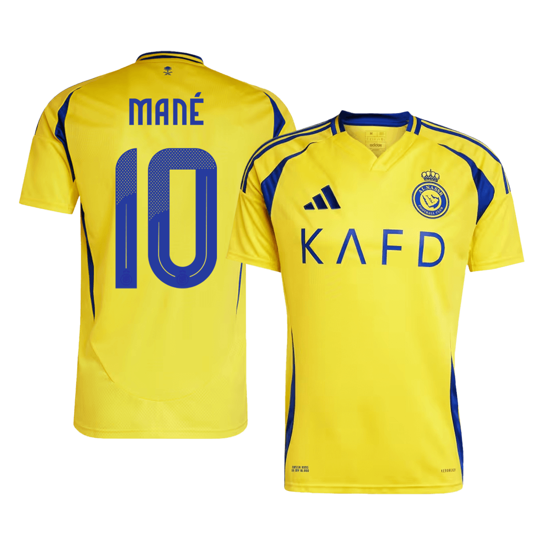 Al Nassr Jersey Custom MANÉ #10 Soccer Jersey Home -ACL