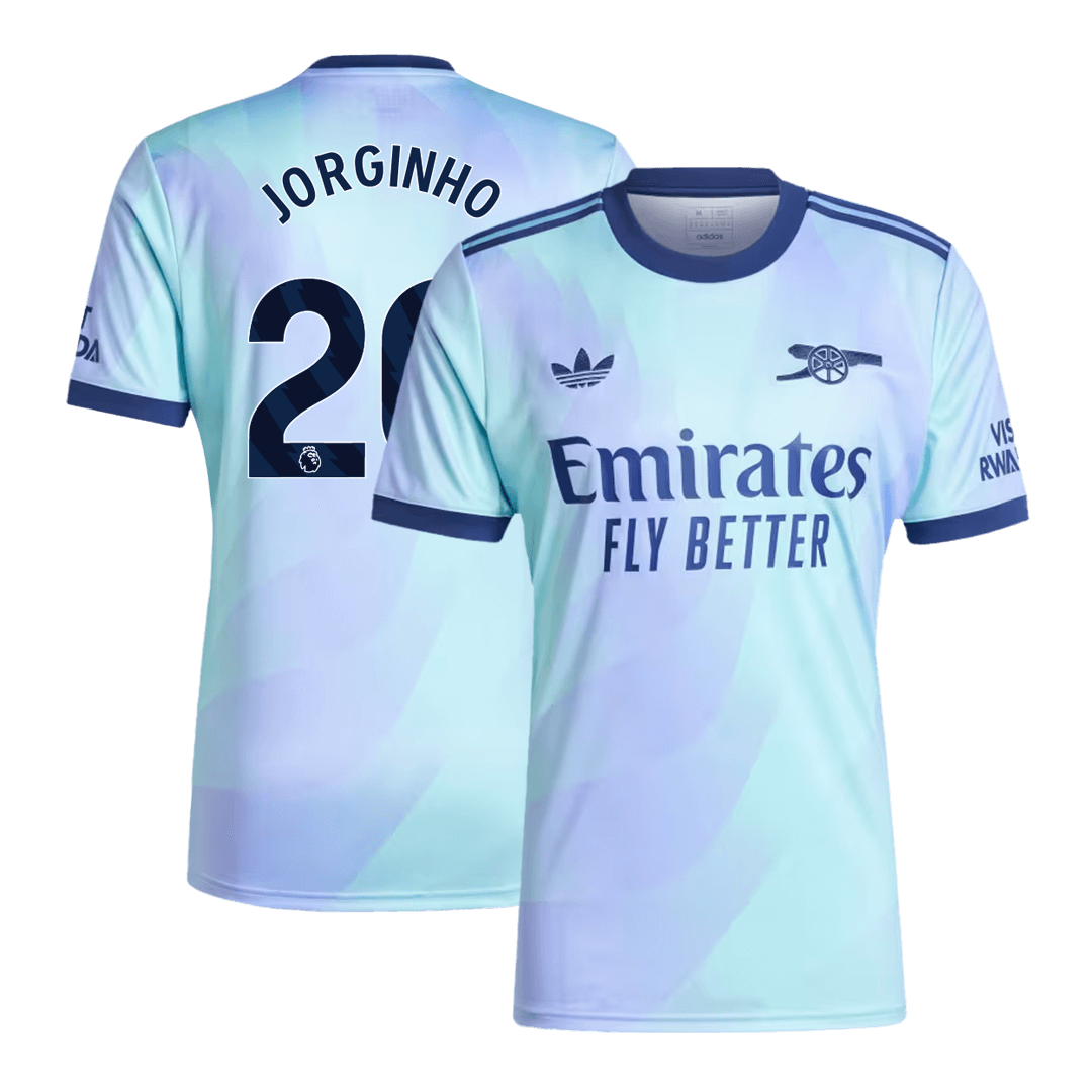 Arsenal Jersey Custom JORGINHO #20 Soccer Jersey Third Away