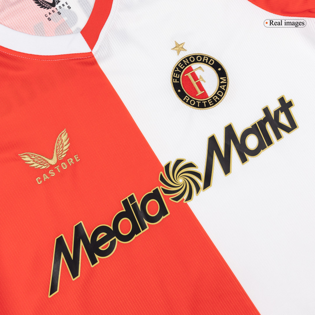 Feyenoord Soccer Jersey Home Shirt 2025/26 - Image 8