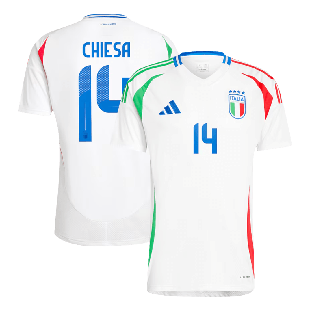 CHIESA #14 Italy Soccer Jersey Away Custom Shirt