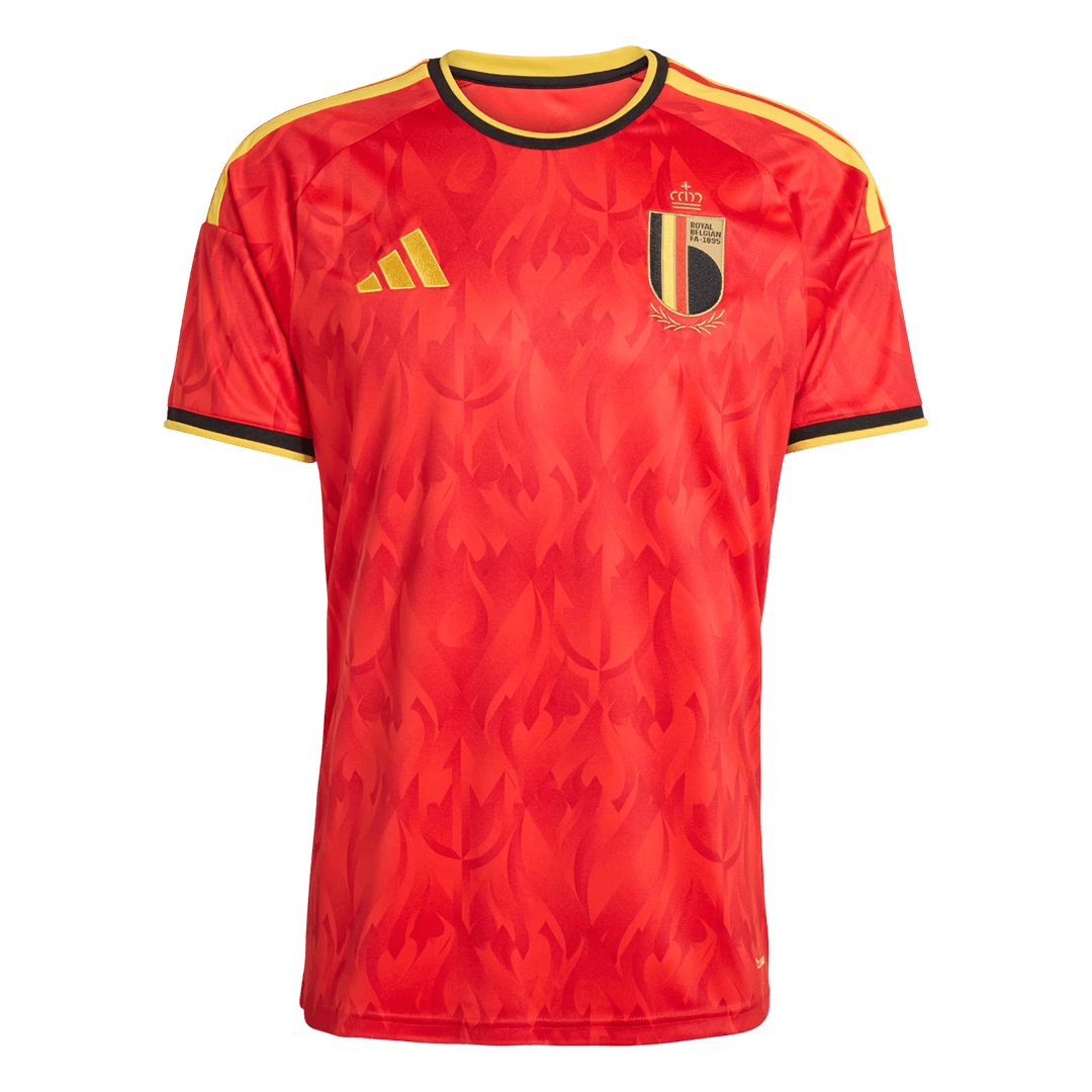 DE BRUYNE #7 Belgium Soccer Jersey Home Custom Shirt World Cup 2026 - Image 4