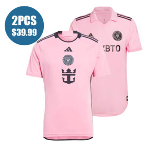 2 Pack Inter Miami Soccer Jerseys (Pink+Pink)