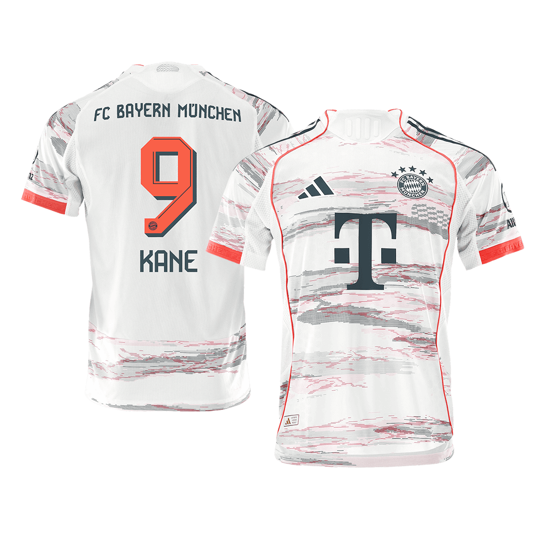 Bayern Munich KANE #9 Away Custom Player Version Soccer Jersey 2025/26