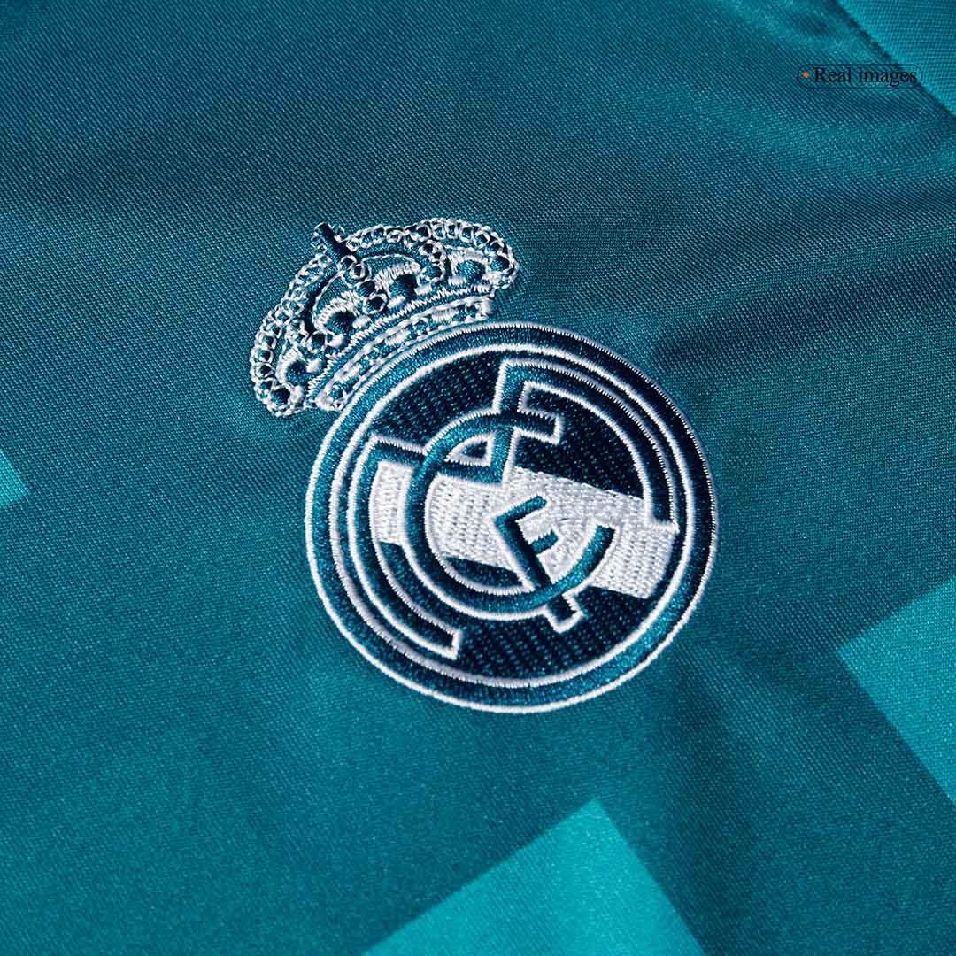 Real Madrid Retro Jersey Third Away Soccer Shirt 2017/18 - Image 7