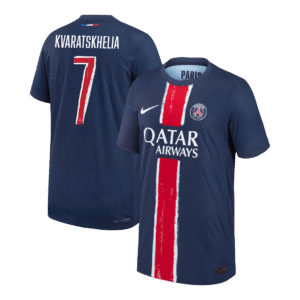 PSG KVARATSKHELIA #7 Custom Player Version Home Soccer Jersey - UCL