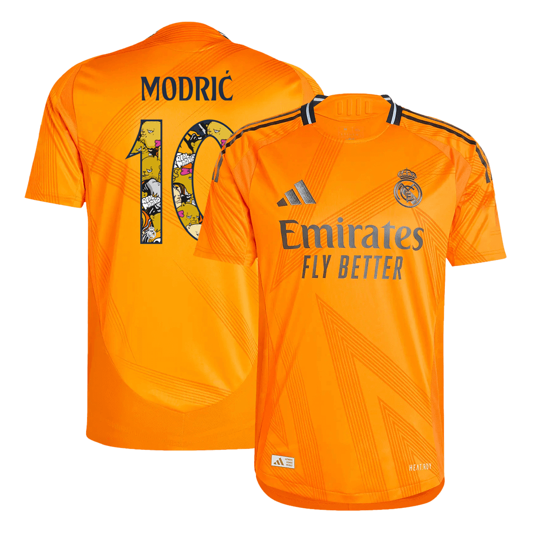 Real Madrid MODRIĆ #10 Away Custom Player Version Soccer Jersey - Bear Champ Font