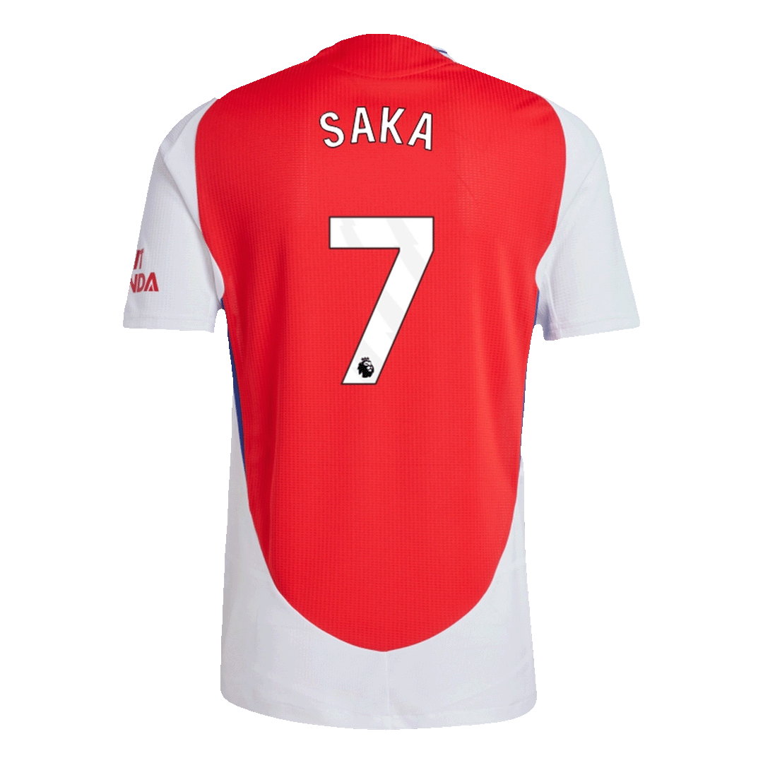 Arsenal SAKA #7 Home Custom Player Version Soccer Jersey - Image 3