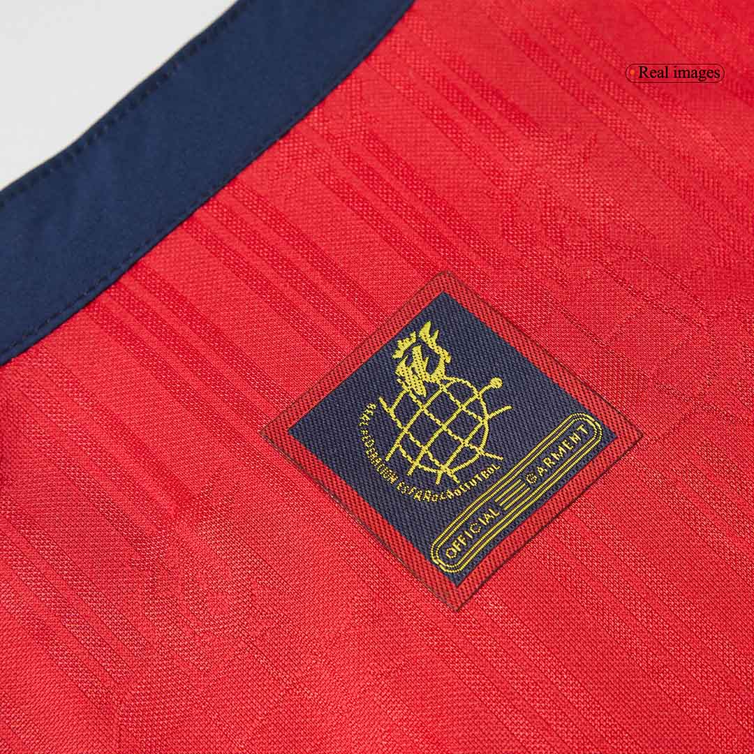 Spain Retro Jersey Home Soccer Shirt 1996 - Image 14