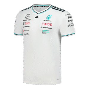 Mercedes AMG Petronas F1 Racing Team White T-Shirt 2025