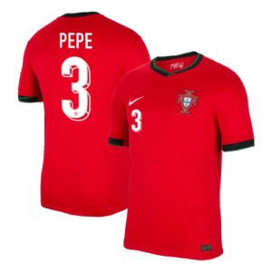 PEPE #3 Portugal Home Soccer Jersey Euro