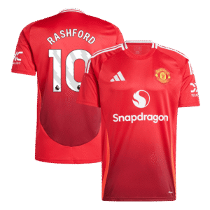 Manchester United Jersey Custom RASHFORD #10 Soccer Jersey Home
