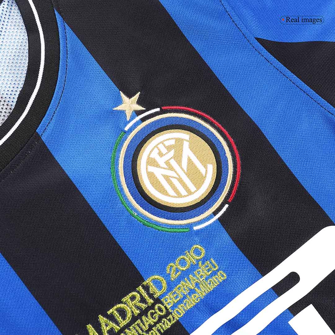 Inter Milan Jersey Custom Home Soccer Jersey 2009/10- UCL Final - Image 9