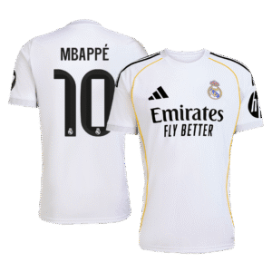 MBAPPÉ #10 Real Madrid Soccer Jersey Home Custom Shirt 2025/26