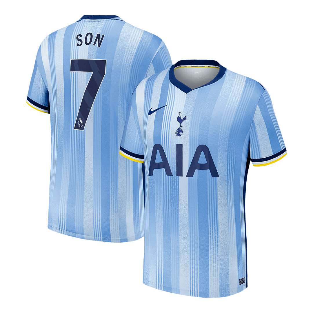 SON #7 Tottenham Hotspur Soccer Jersey Away Custom Shirt