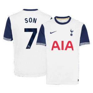 SON #7 Tottenham Hotspur Soccer Jersey Home Custom Shirt