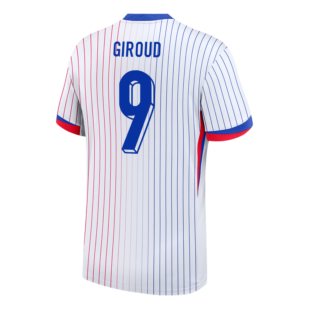 GIROUD #9 France Soccer Jersey Away Custom Shirt - Image 3