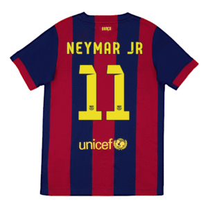 NEYMAR JR #11 Barcelona Retro Jersey Home Soccer Shirt 2014/15