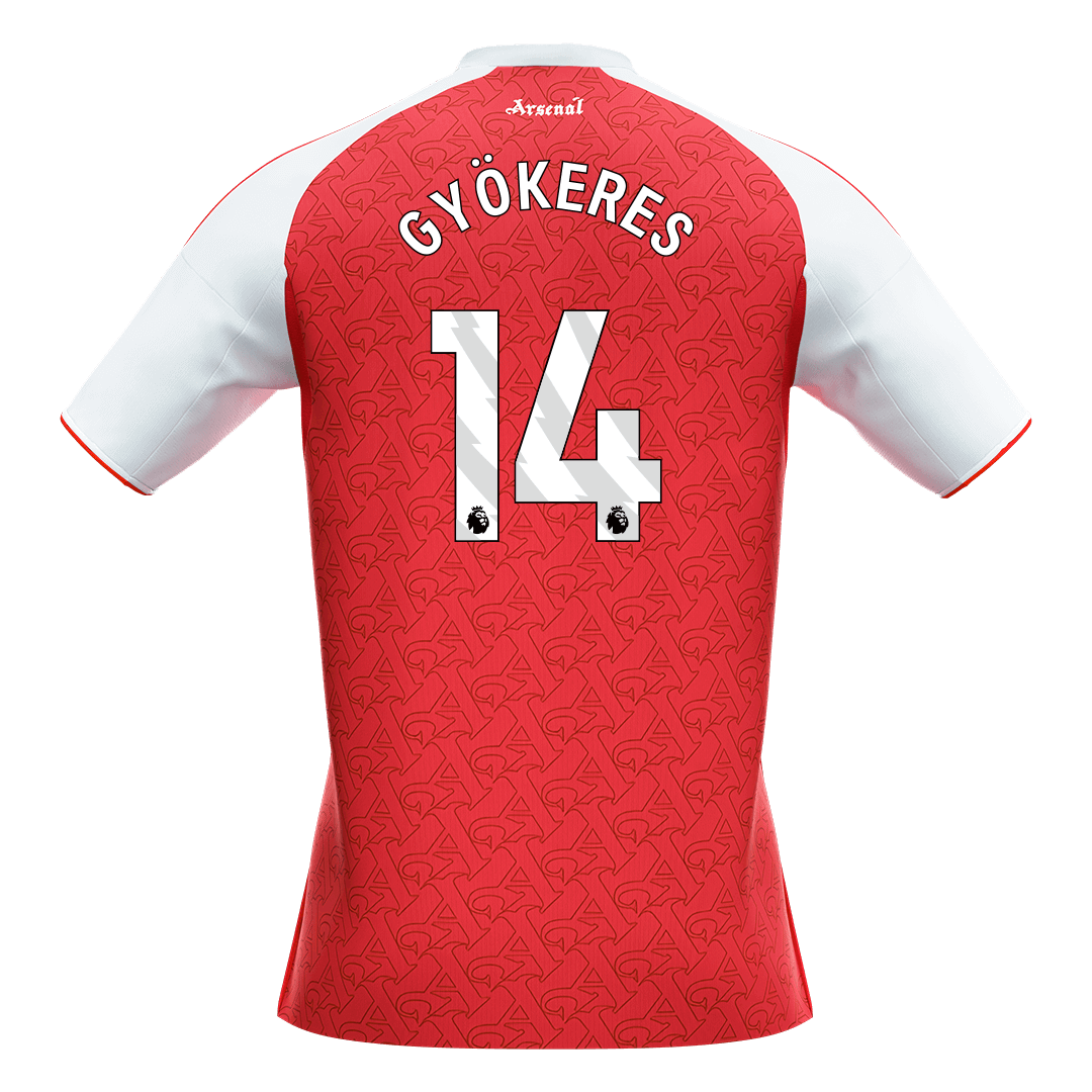Arsenal Jersey Custom GYÖKERES #14 Soccer Jersey Home 2025/26 - Image 2