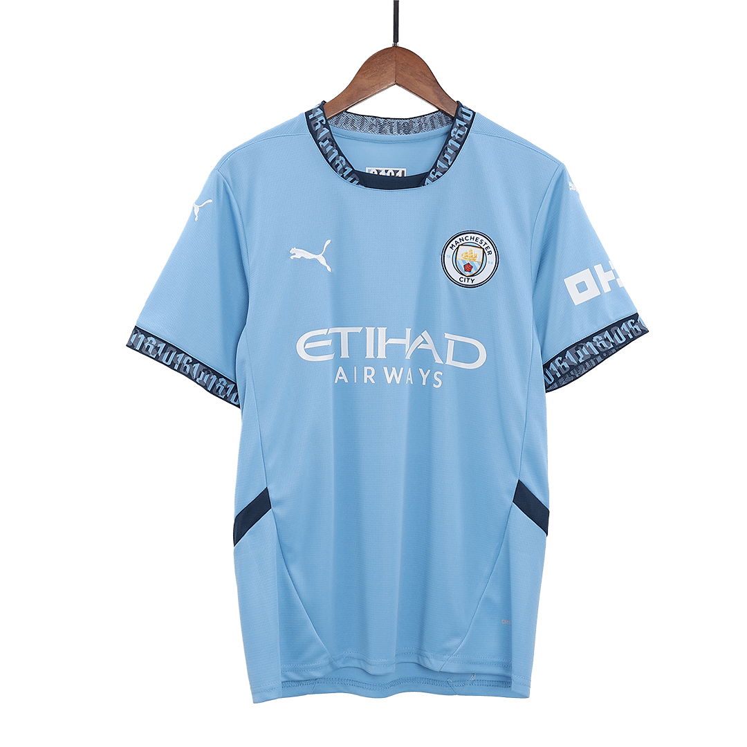 DE BRUYNE #17 Manchester City Soccer Jersey Home Custom Shirt-UCL - Image 5