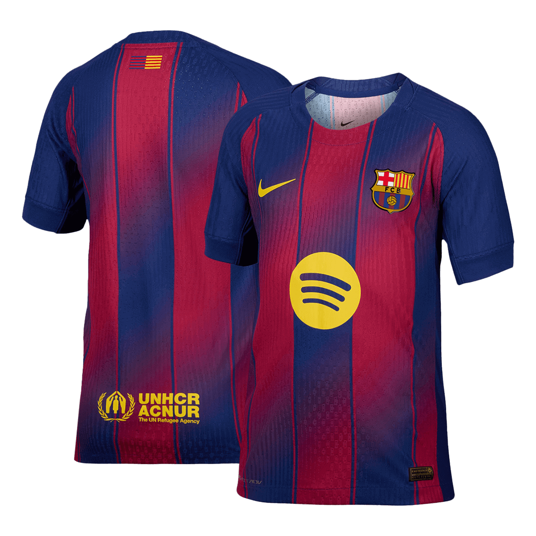 Barcelona Home Custom Player Version Soccer Jersey 2025/26 - Image 3