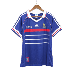 France World Cup Jersey Custom Home Soccer Retro Jersey 1998