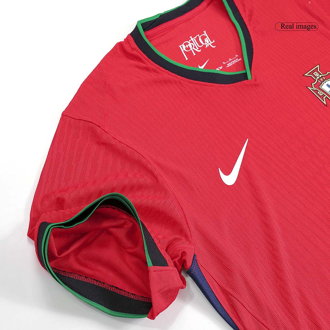 Portugal Home Custom Player Version Soccer Jersey Euro - Image 9