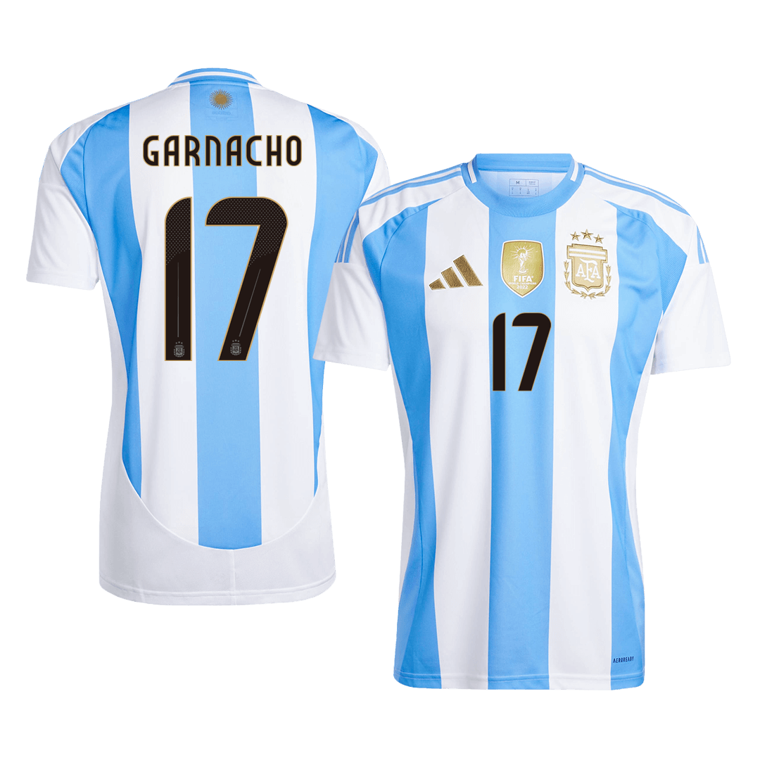 Argentina Jersey Custom GARNACHO #17 Soccer Jersey Home