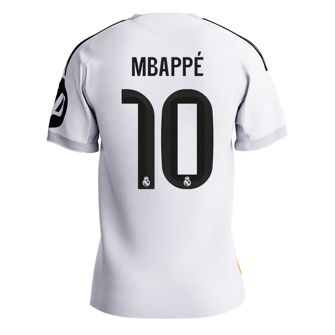 Real Madrid MBAPPÉ #10 Home Custom Player Version Soccer Jersey 2025/26 - Image 2