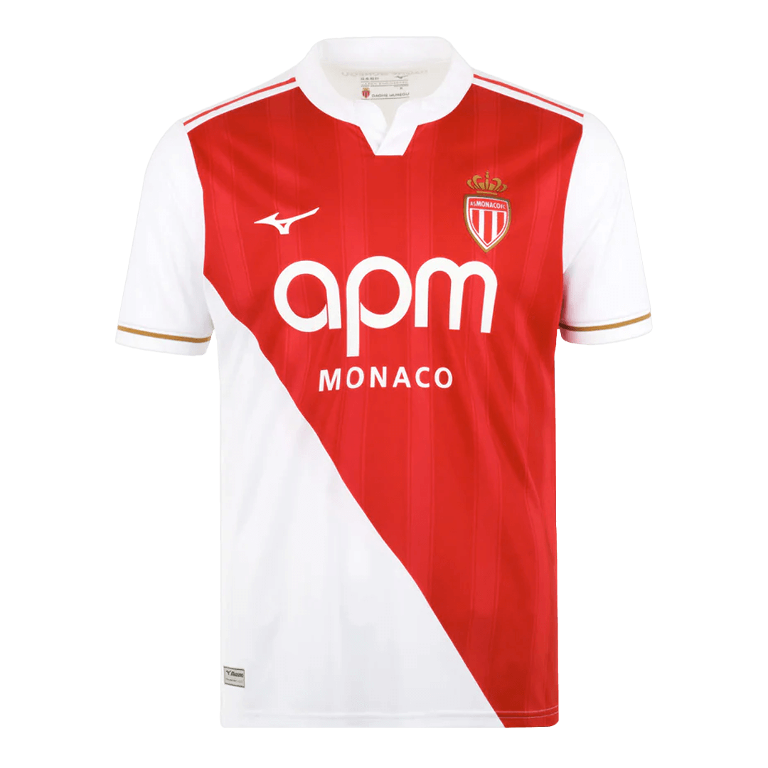 AS Monaco FC Soccer Jersey Home Shirt 2025/26 - Image 4