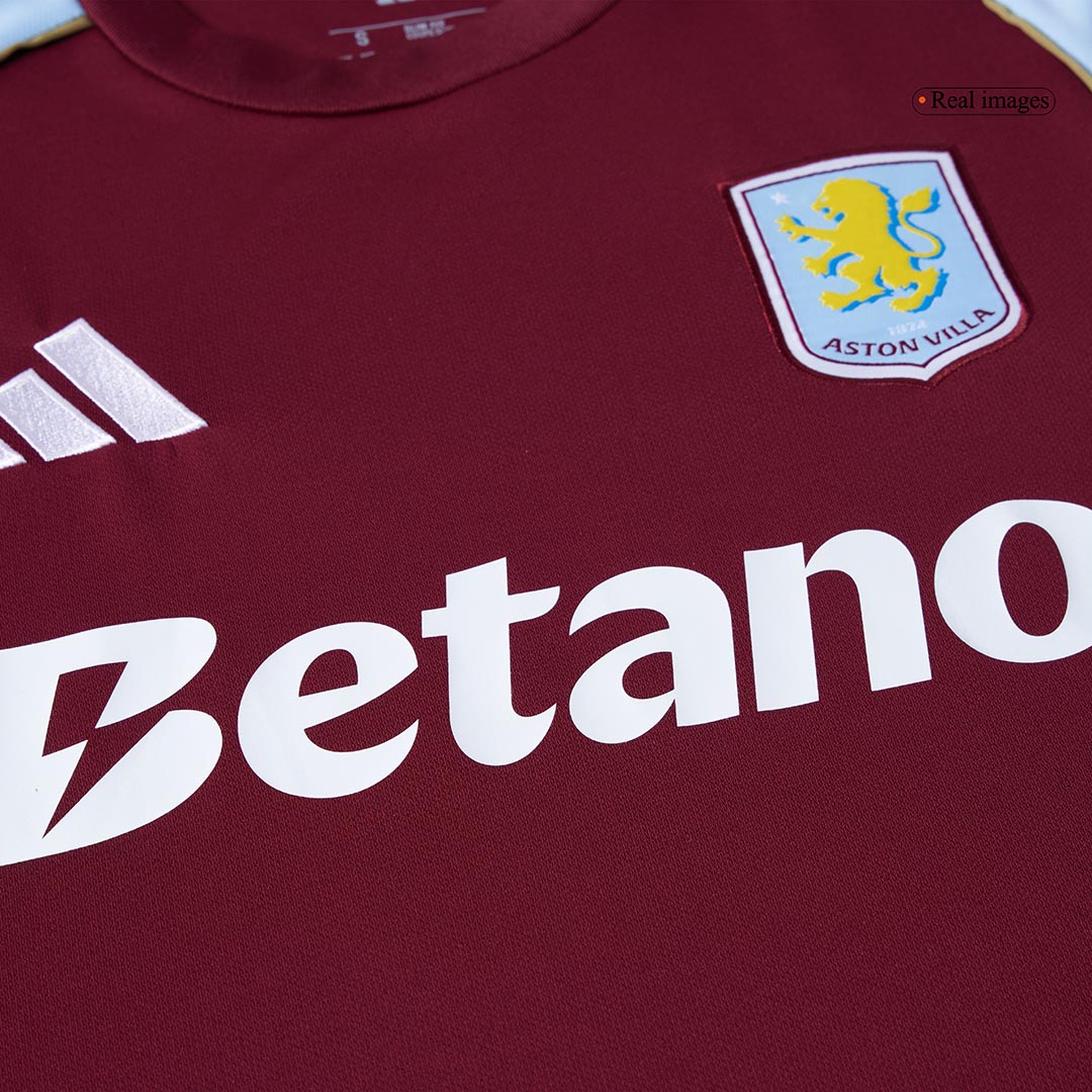Aston Villa Soccer Jersey Home Custom Shirt 2025/26 - Image 8