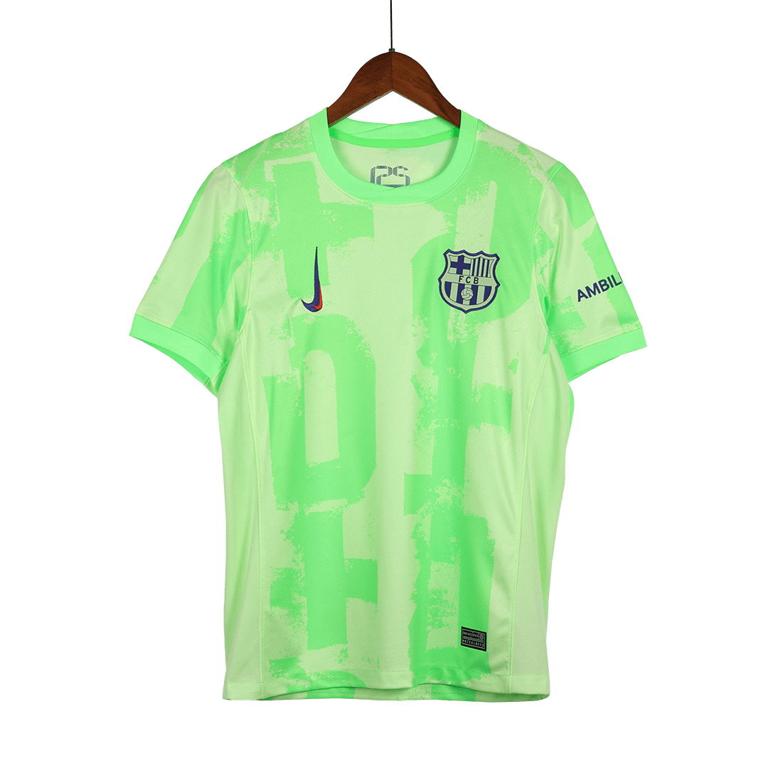 Barcelona Third Away Soccer Uniform Kits Spotify Logo Without Text - Image 3