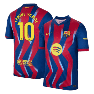 Barcelona LAMINE YAMAL #10 Soccer Jersey Fourth Away Shirt 2025/26
