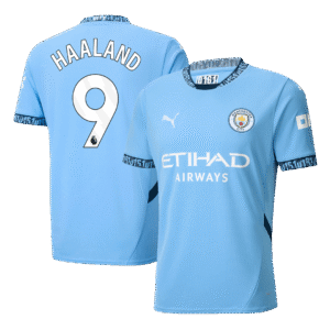 HAALAND #9 Manchester City Soccer Jersey Home Shirt