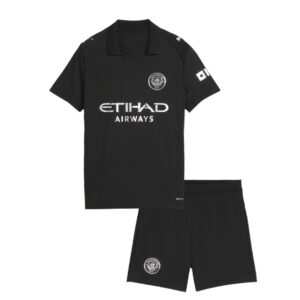 Kids Manchester City Custom Away Soccer Kits 2025/26