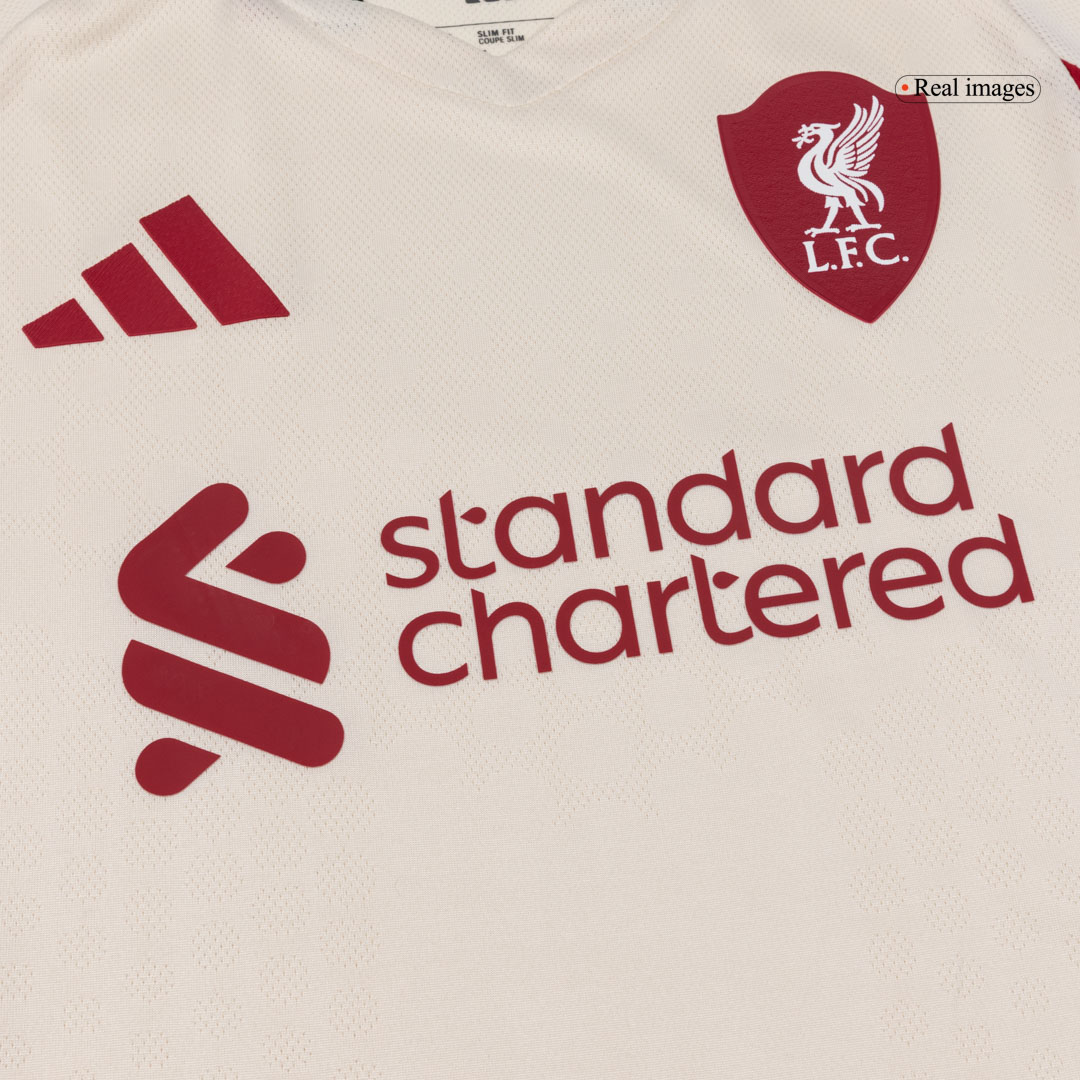 Liverpool Away Custom Player Version Soccer Jersey 2025/26 - Image 8