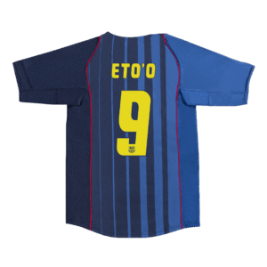 ETO'O #9 Barcelona Retro Jersey Away Soccer Shirt 2004/05