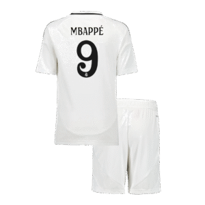 Kids Real Madrid MBAPPÉ #9 Custom Home Soccer Kits