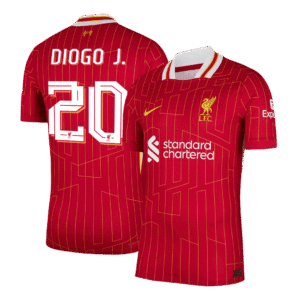 Liverpool DIOGO J. #20 Custom Player Version Home Soccer Jersey - UCL