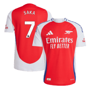 Arsenal SAKA #7 Home Custom Player Version Soccer Jersey