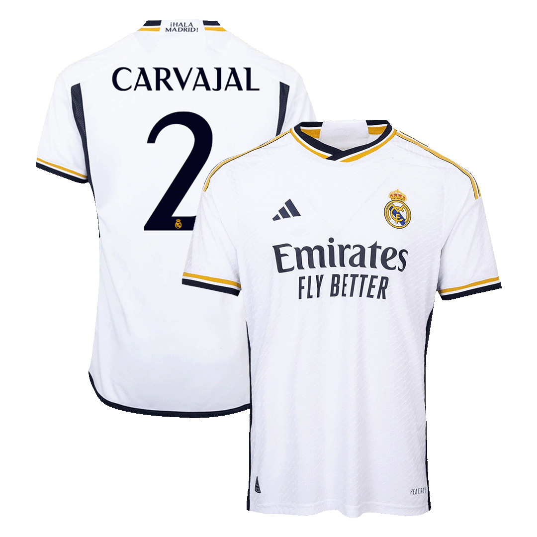 Real Madrid CARVAJAL #2 Home Custom Player Version Soccer Jersey 2023/24