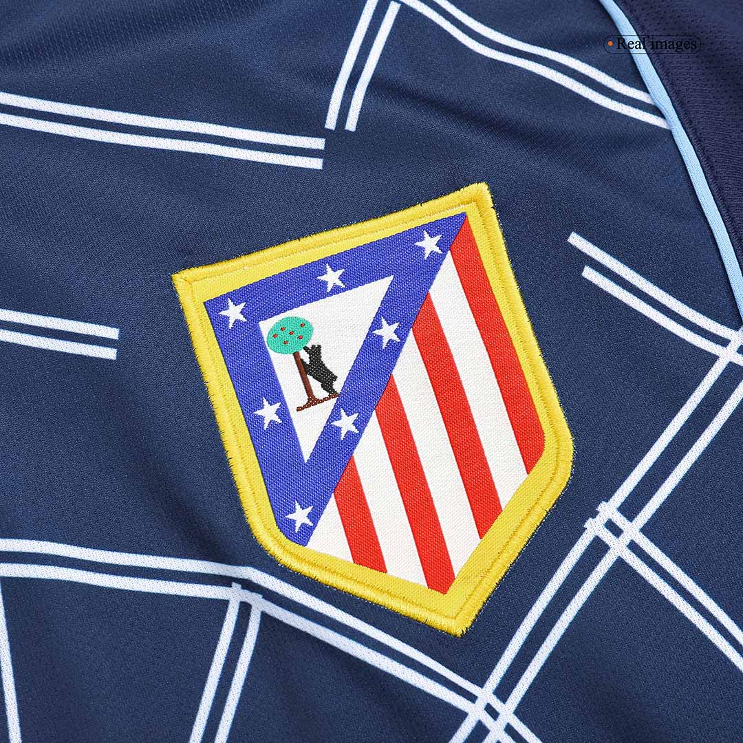 Atletico Madrid Retro Jersey Away Soccer Shirt 2004/05 - Image 4