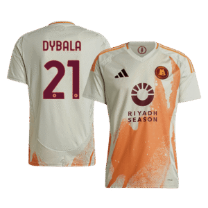 DYBALA #21 Roma Soccer Jersey Away Custom Shirt