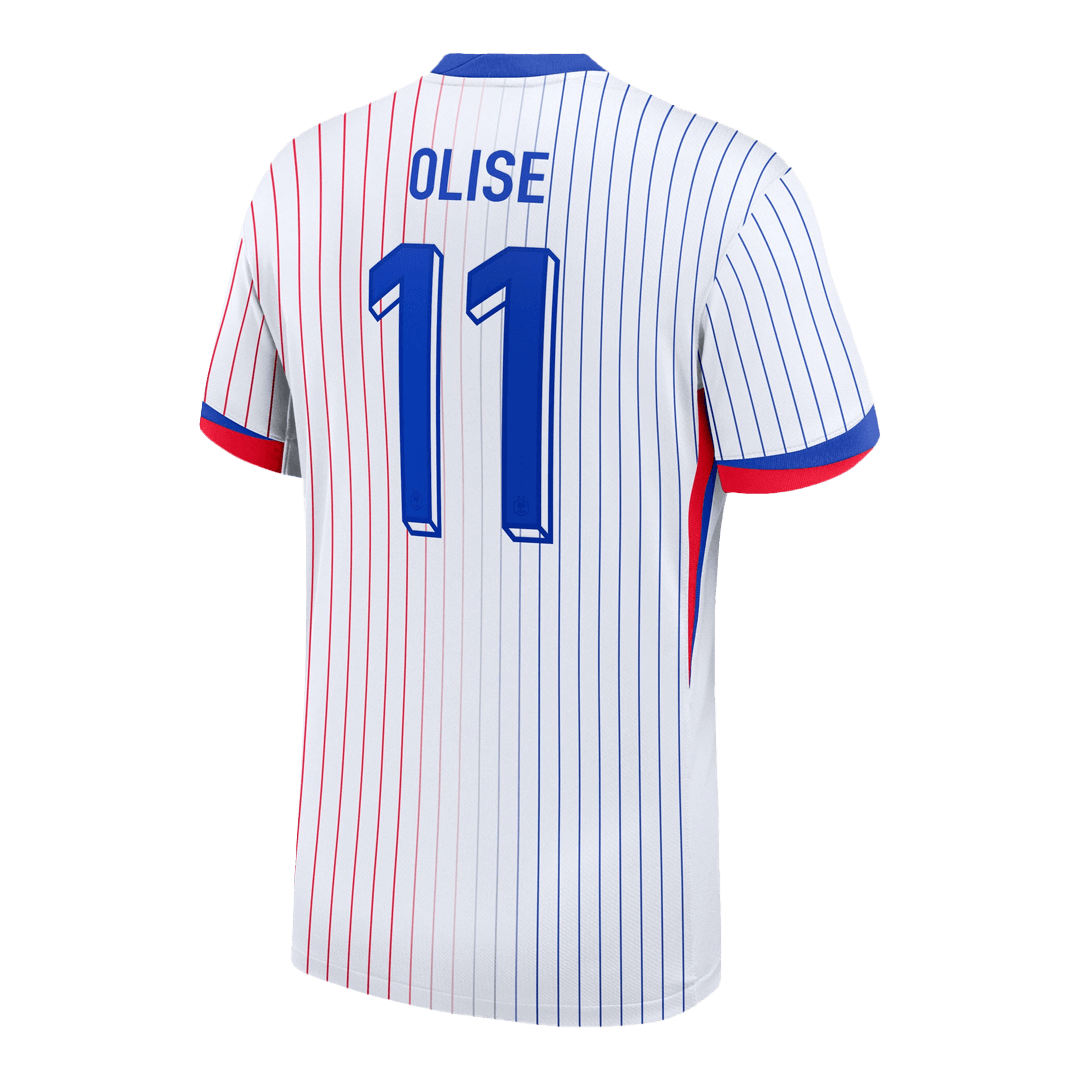 OLISE #11 France Soccer Jersey Away Custom Shirt - Image 3