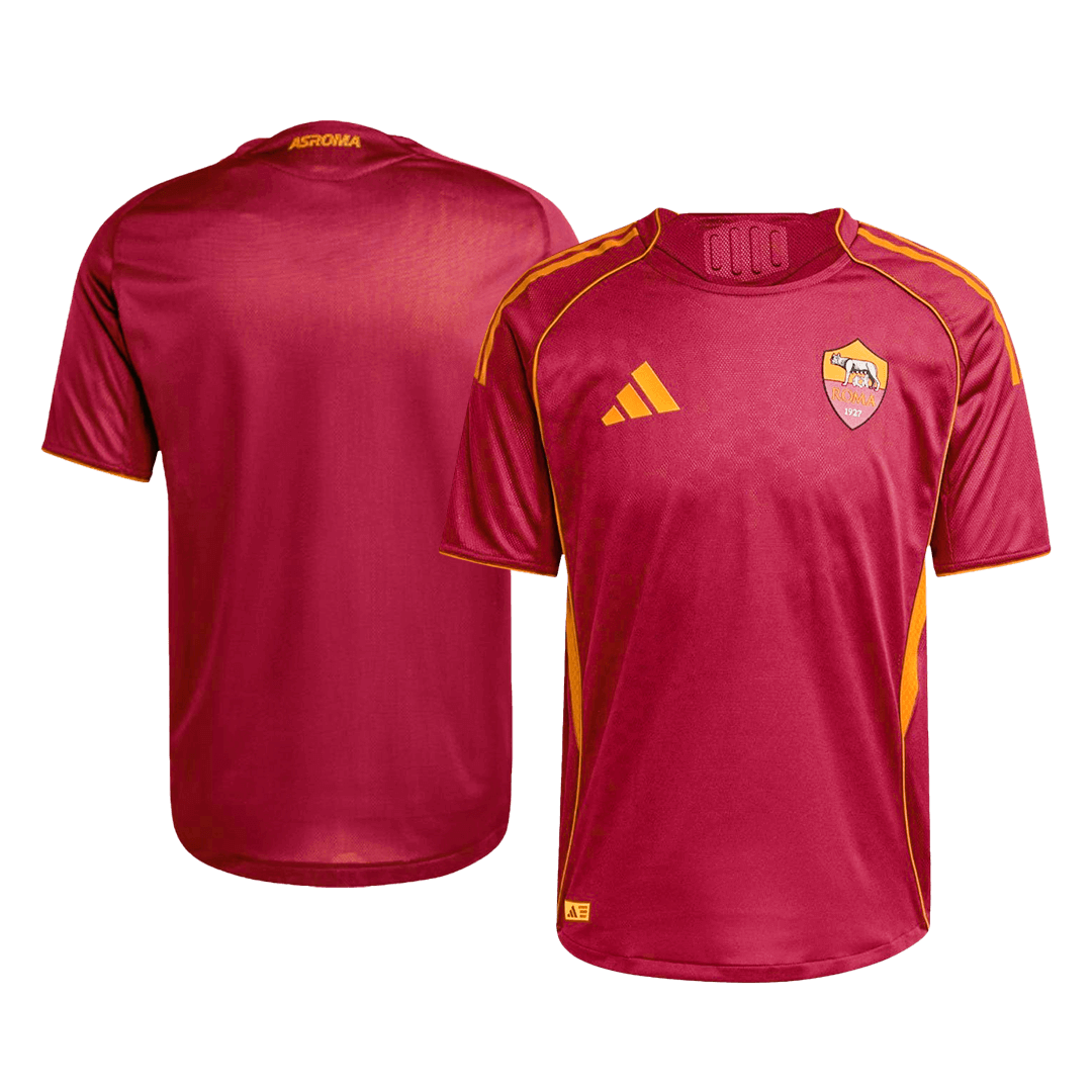 Roma Home Custom Player Version Soccer Jersey 2025/26 - Image 3