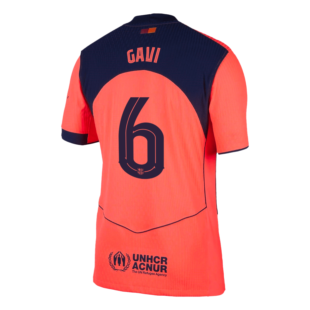 Barcelona GAVI #6 Third Away Custom Player Version Soccer Jersey 2025/26 - UCL - Image 3